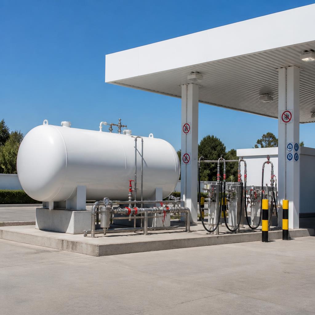 LPG Skid & Franchising illustration